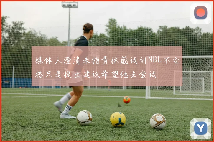 媒体人澄清未指责林葳试训NBL不合格只是提出建议希望他去尝试